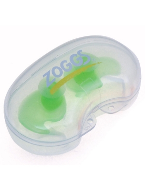 Zoggs Aqua Plugz Silicone Ear Plugs Jnr Green